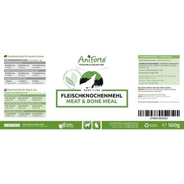 Aniforte - Ground Beef Bones - Natural Calcium Supplement for Dogs & Cats