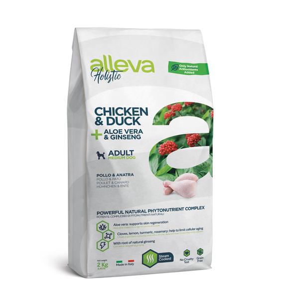 ALLEVA - GĦAŻLA ĦOLISTIKA TA' CHICKEN &amp; PAPR BL-ALOE VERA U GINSENG 