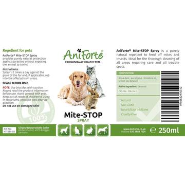 Aniforte - Mite-STOP Spray - Natural Mite Repellent