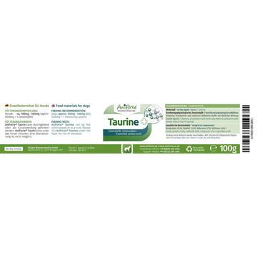 Aniforte - Trab tat-Taurine għall-Klieb - Suppliment tal-Amino Acid